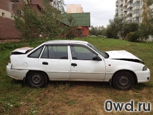 Битый автомобиль Daewoo Nexia