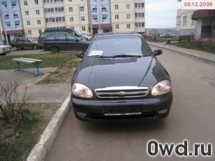 Битый автомобиль Chevrolet Lanos